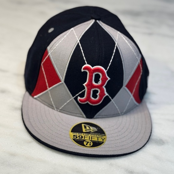 Boston Red Sox New Era Men’s Fitted Hat size 7 5/8 - Picture 1 of 2